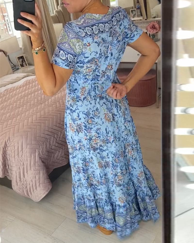 Chantal – robe florale fraîche