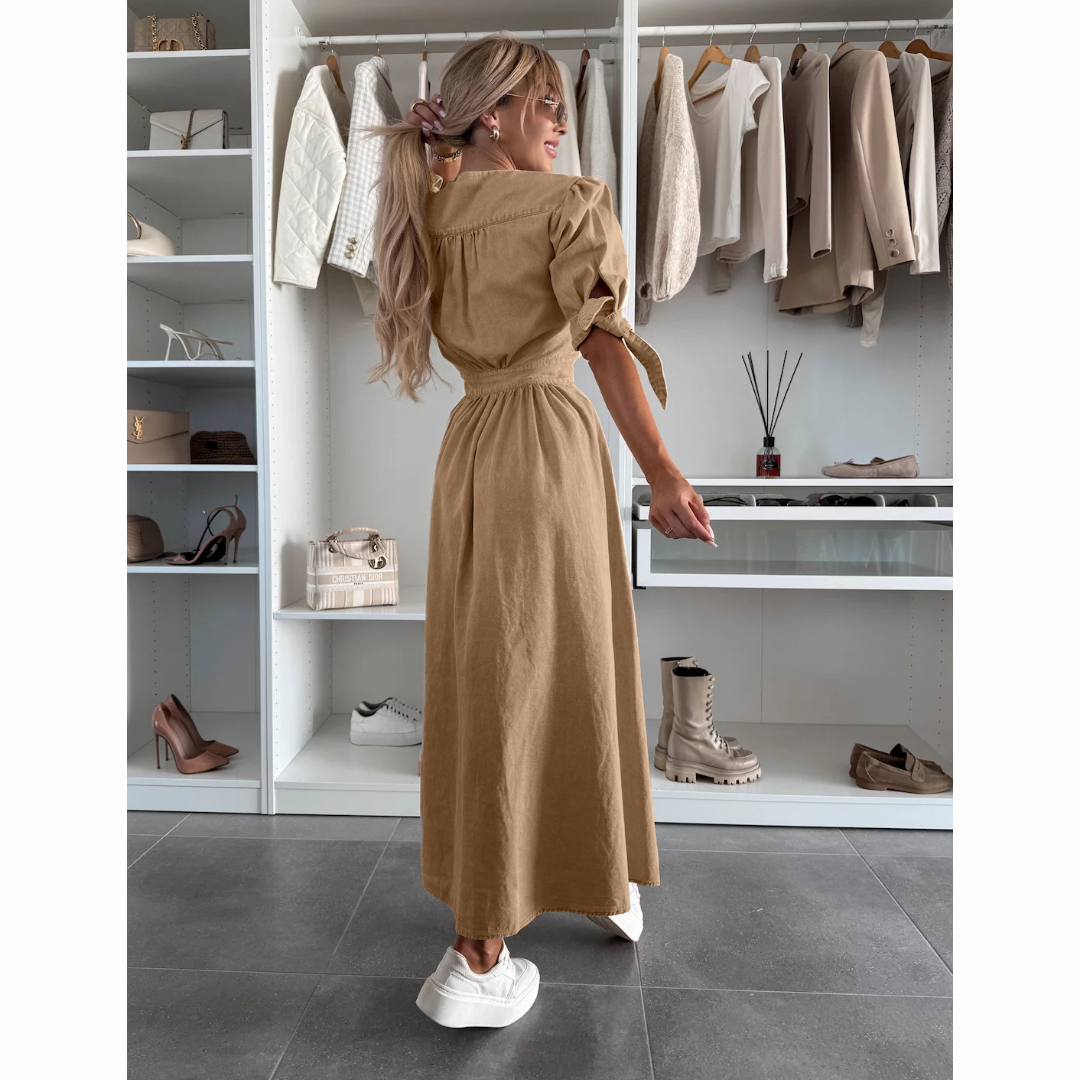 Liliane | Robe Élégante avec Boutons