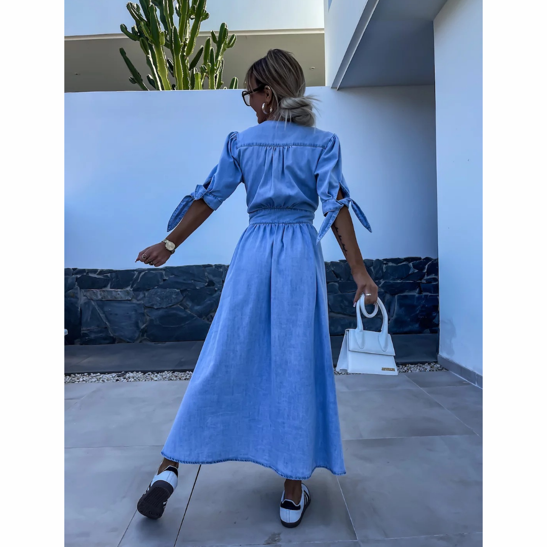 Liliane | Robe Élégante avec Boutons