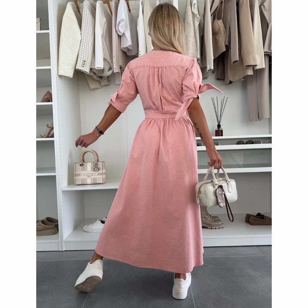 Liliane | Robe Élégante avec Boutons