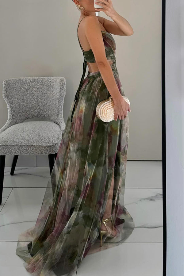 Frostine™ | Robe Longue Fleurie au Style Romantique