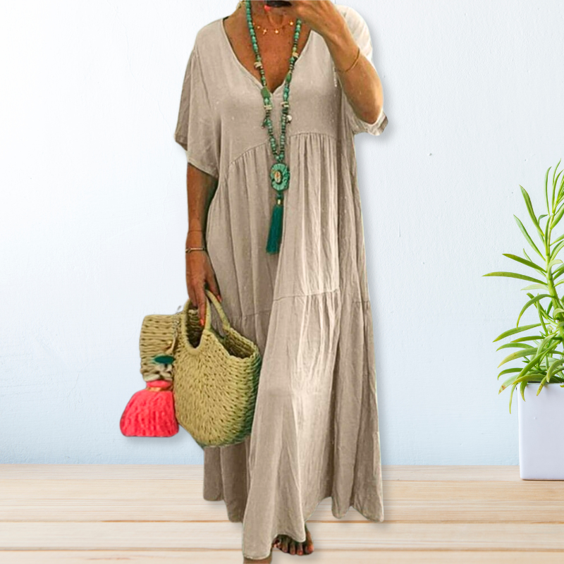 BAHAMA™ - Robe en coton et lin