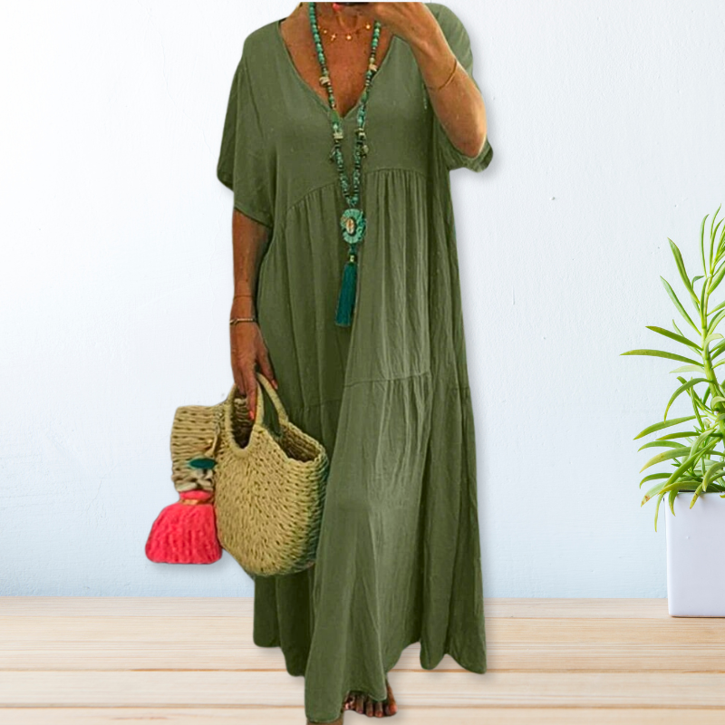 BAHAMA™ - Robe en coton et lin