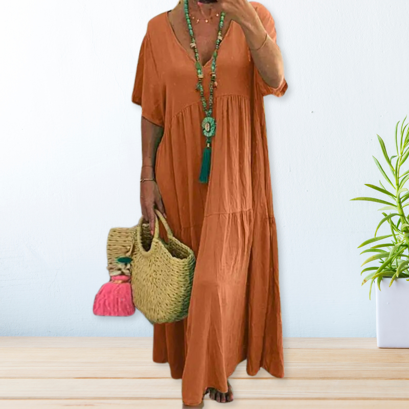 BAHAMA™ - Robe en coton et lin