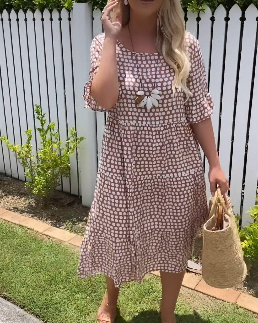 Robe midi à manches courtes Michelle™