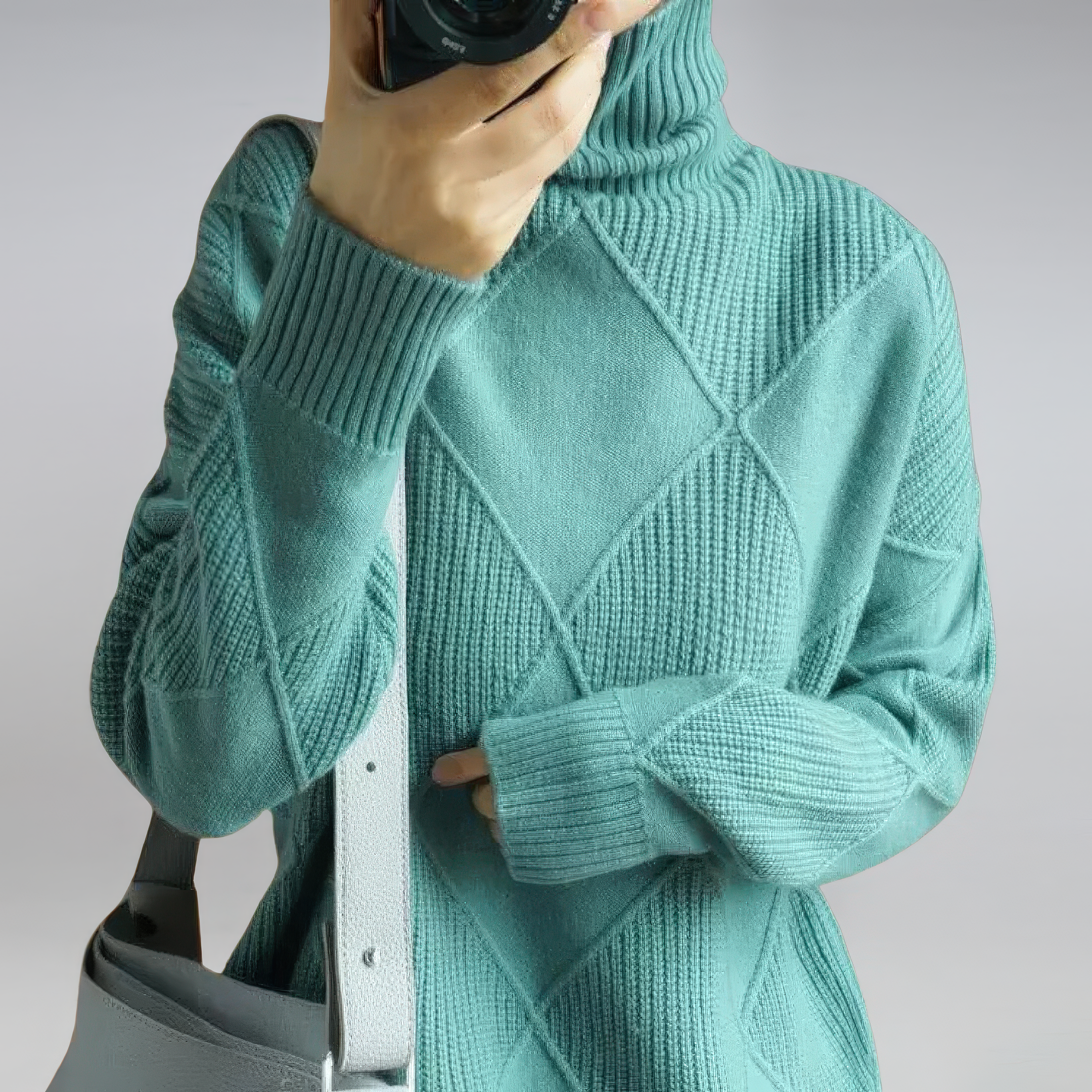COLETTE™ | Col montant en cachemire doux