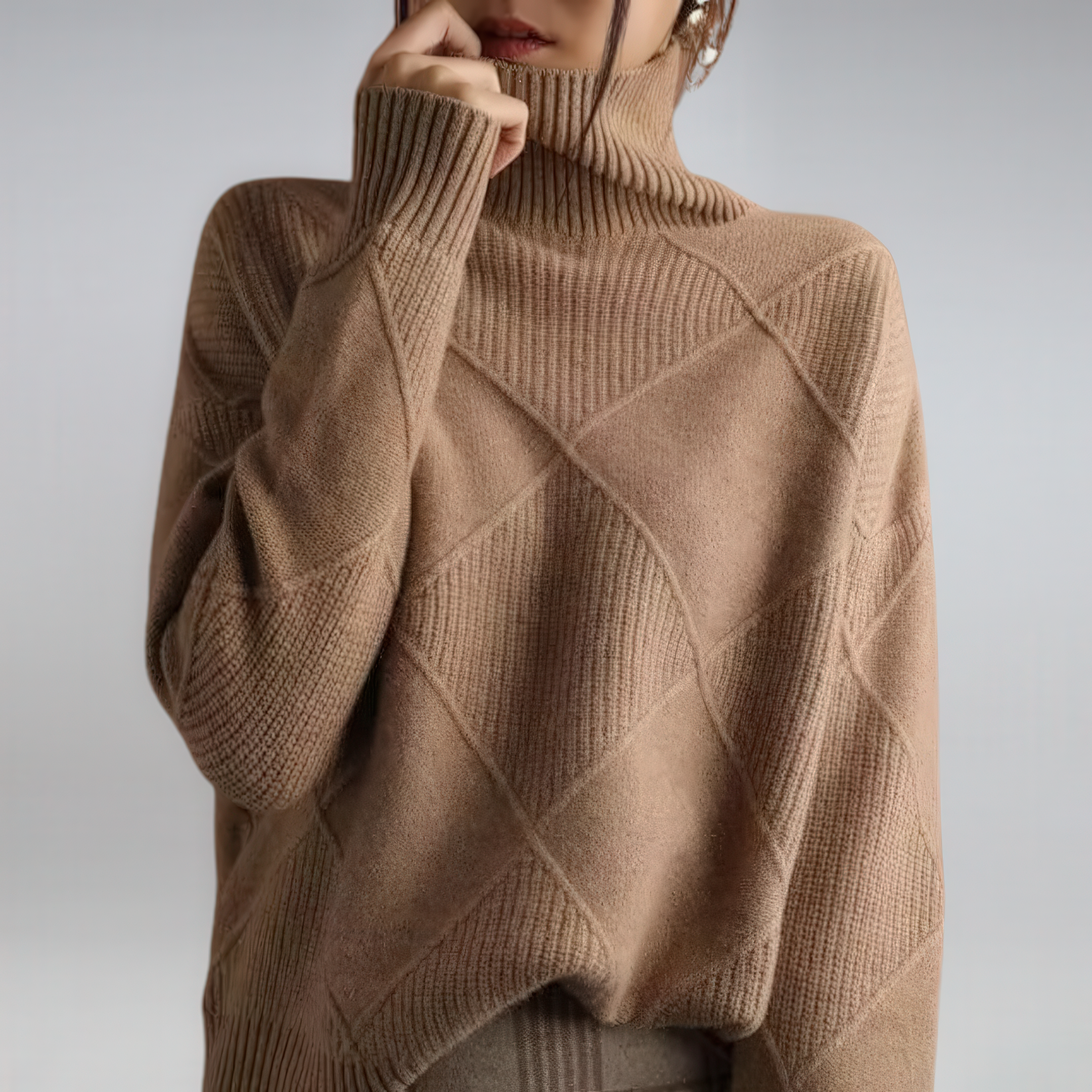 COLETTE™ | Col montant en cachemire doux