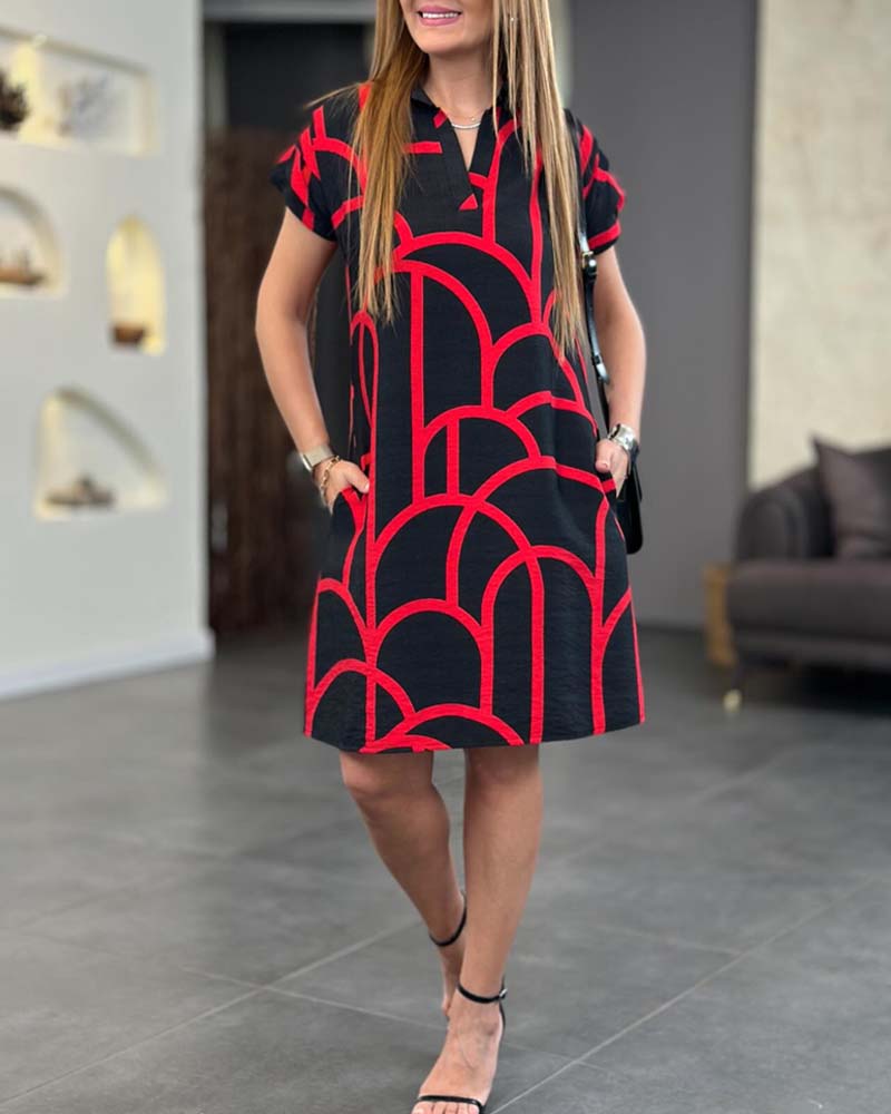 Angélique™ | Robe à Manches Courtes