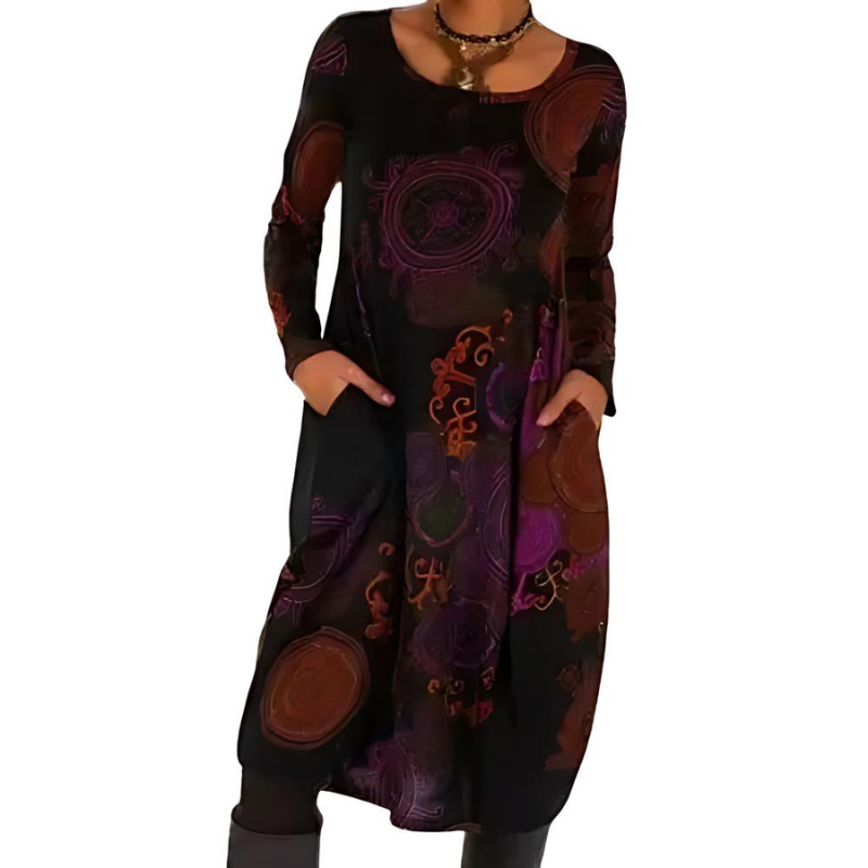 Robe Imprimée Artistique Nerina™