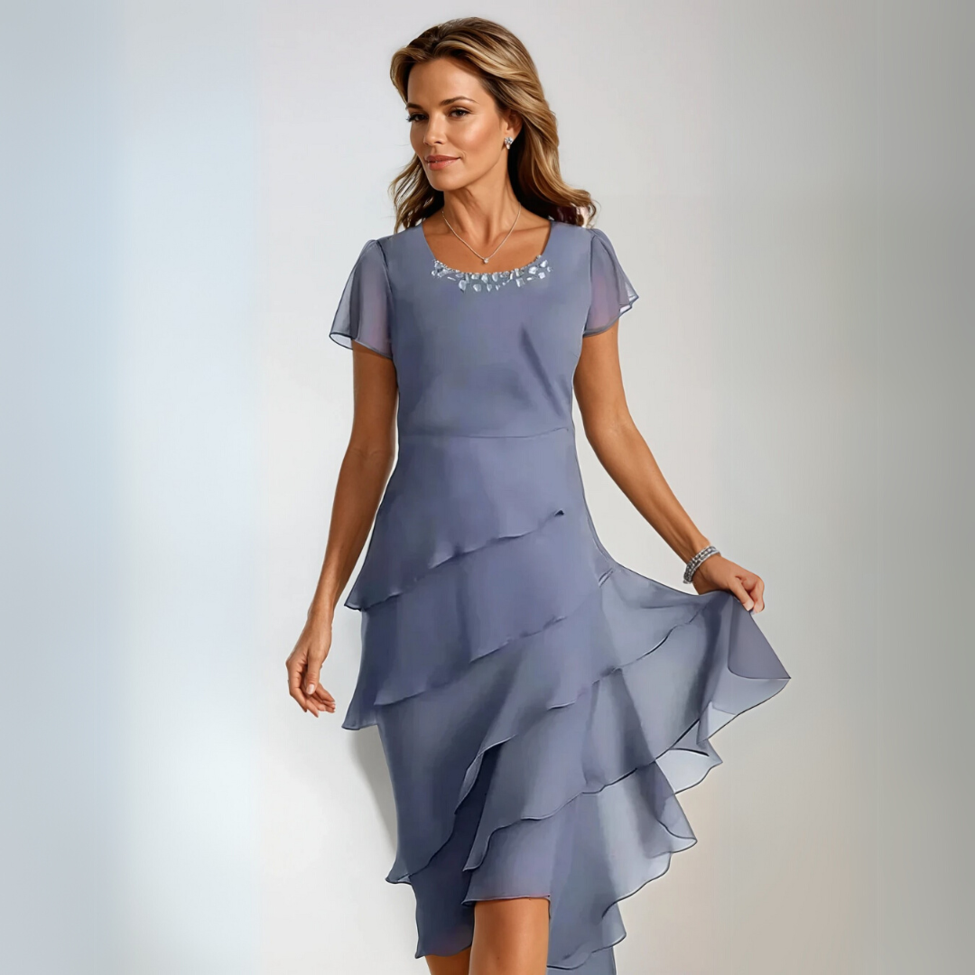 Kleo | Robe midi élégante et confortable au style contemporain