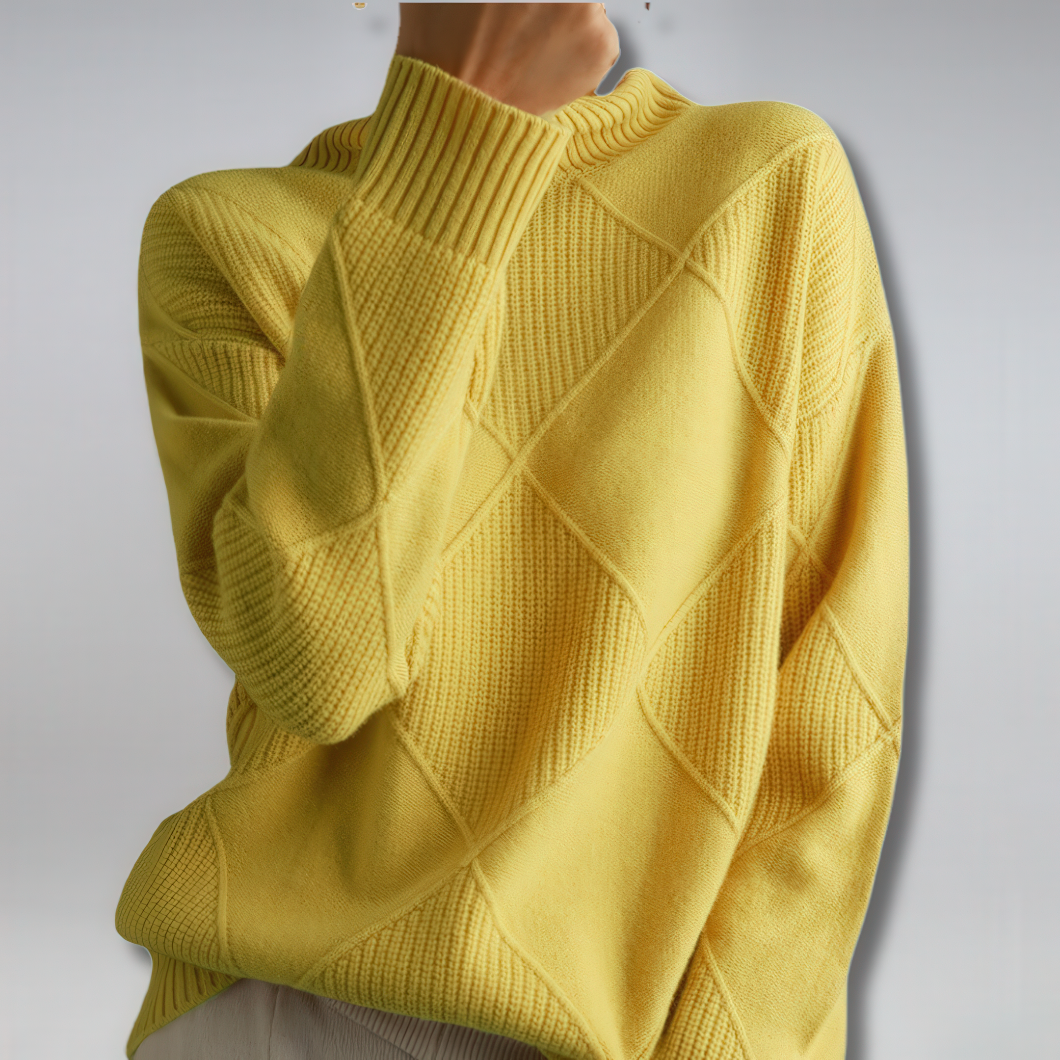 COLETTE™ | Col montant en cachemire doux
