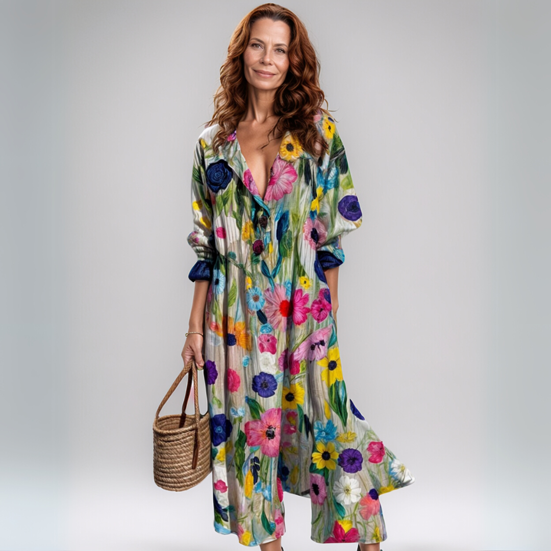 Charlotte | Robe maxi bohème légère pour les journées estivales