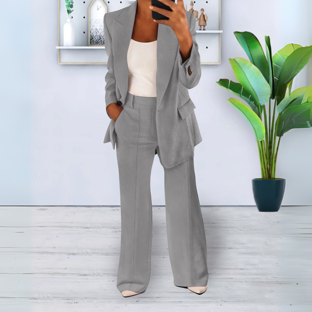 Zora | Ensemble élégant et confortable : Blazer et Pantalon