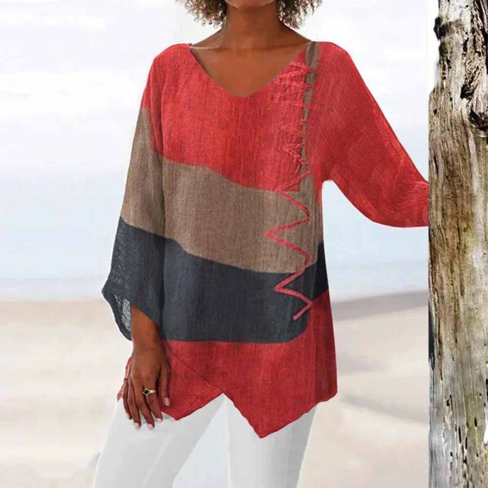 Maria | Blouse à manches longues avec coupe décontractée