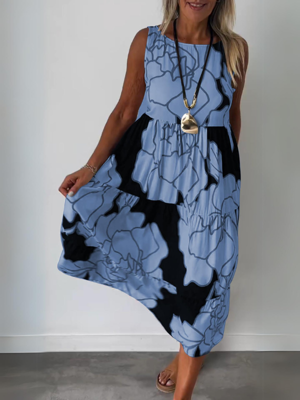 Gwendolyn | Élégante robe maxi sans manches