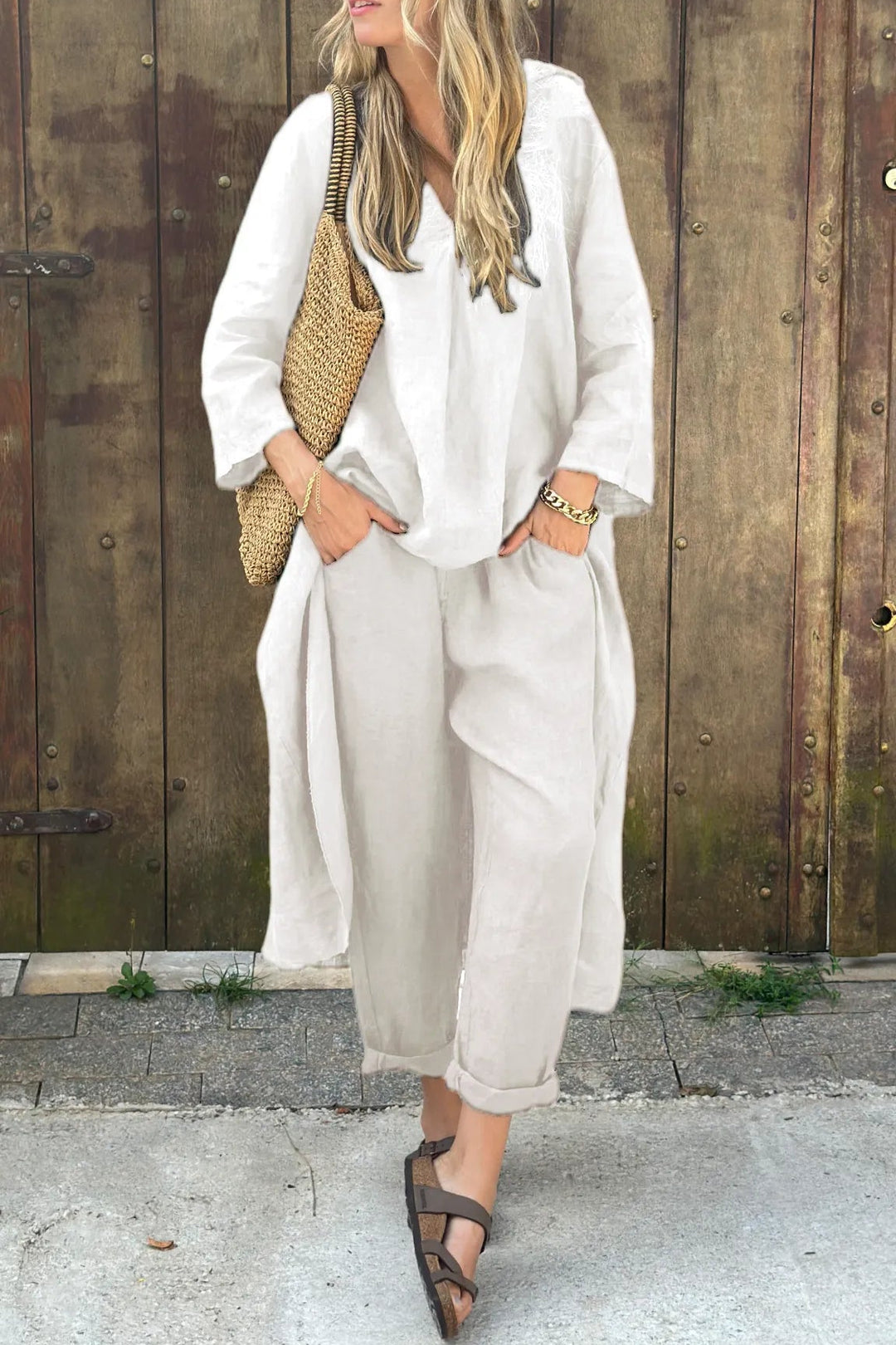 ELENA | Ensemble Élégant en Deux Pièces au Style Polyvalent et Chic