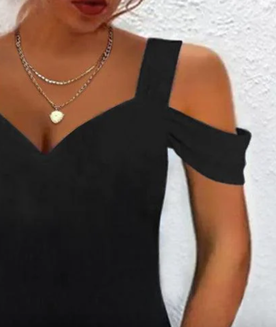 Robe décontractée à épaule dénudée Avril™ - Chic