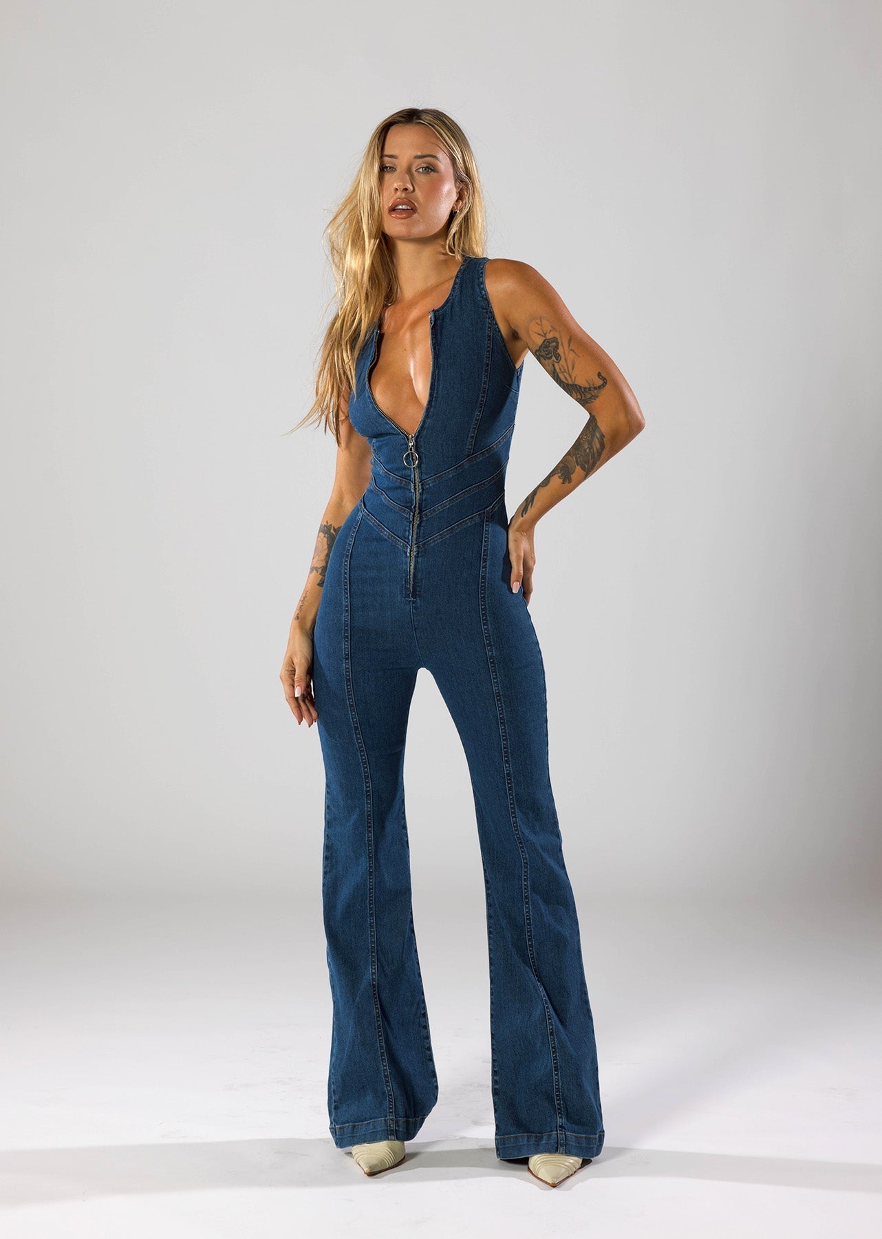 SARAH™ I Combinaison en denim