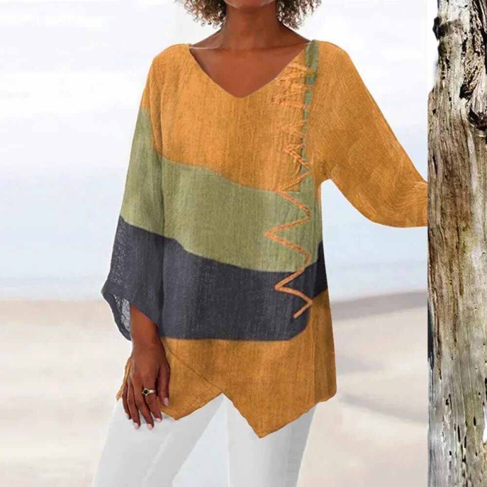 Maria | Blouse à manches longues avec coupe décontractée