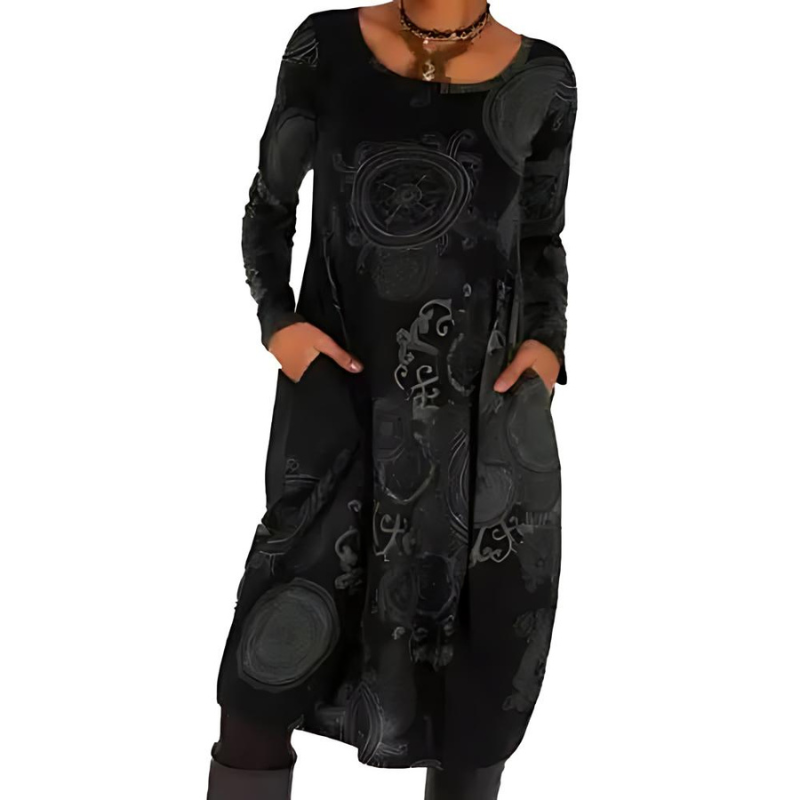 Robe Imprimée Artistique Nerina™