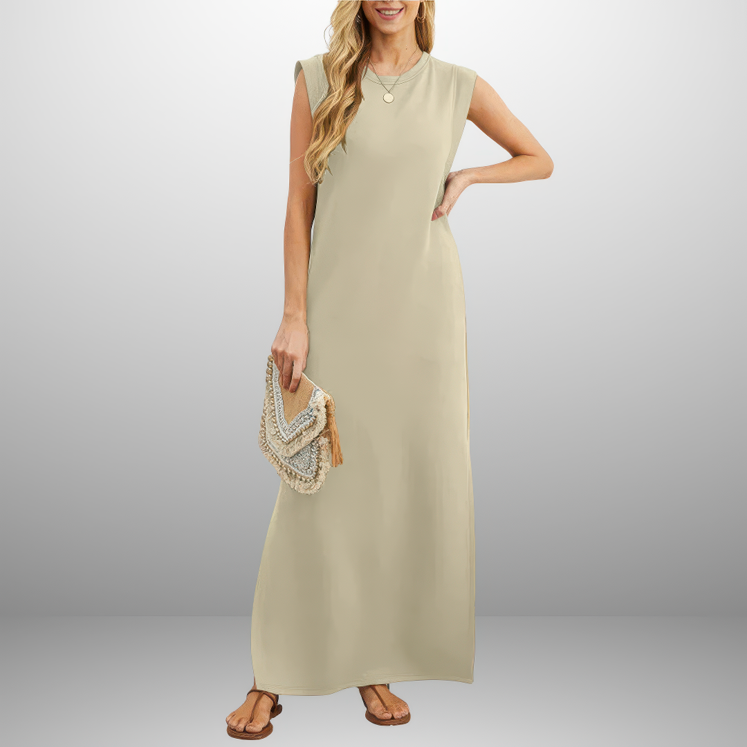 Emma | Robe Longue Fluide Anti-Rides