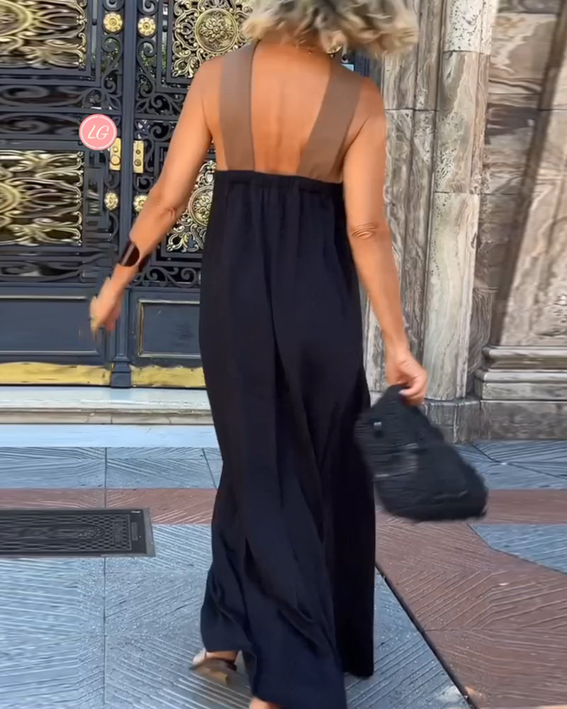 SIENNA | Robe Chic à Dos Nu et Col Croisé Tendance