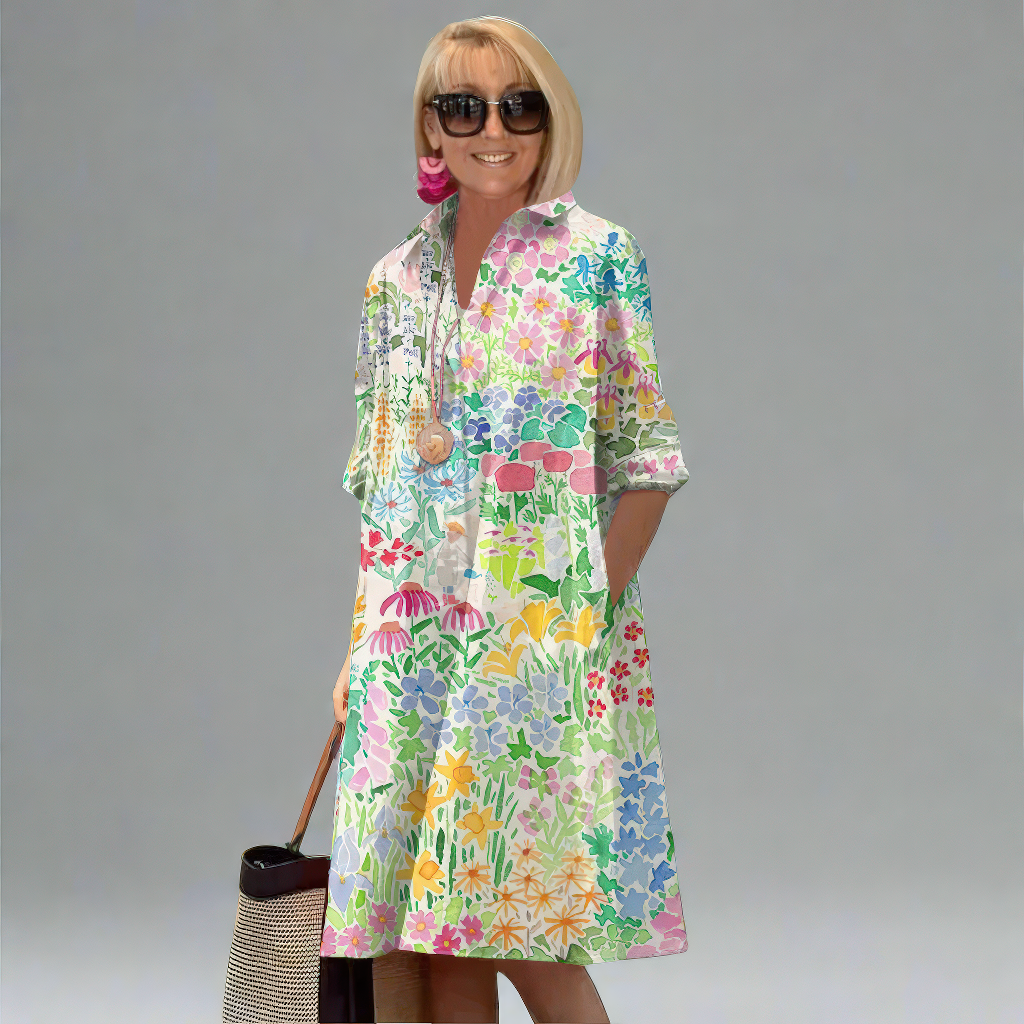 Bente | Robe midi faite main