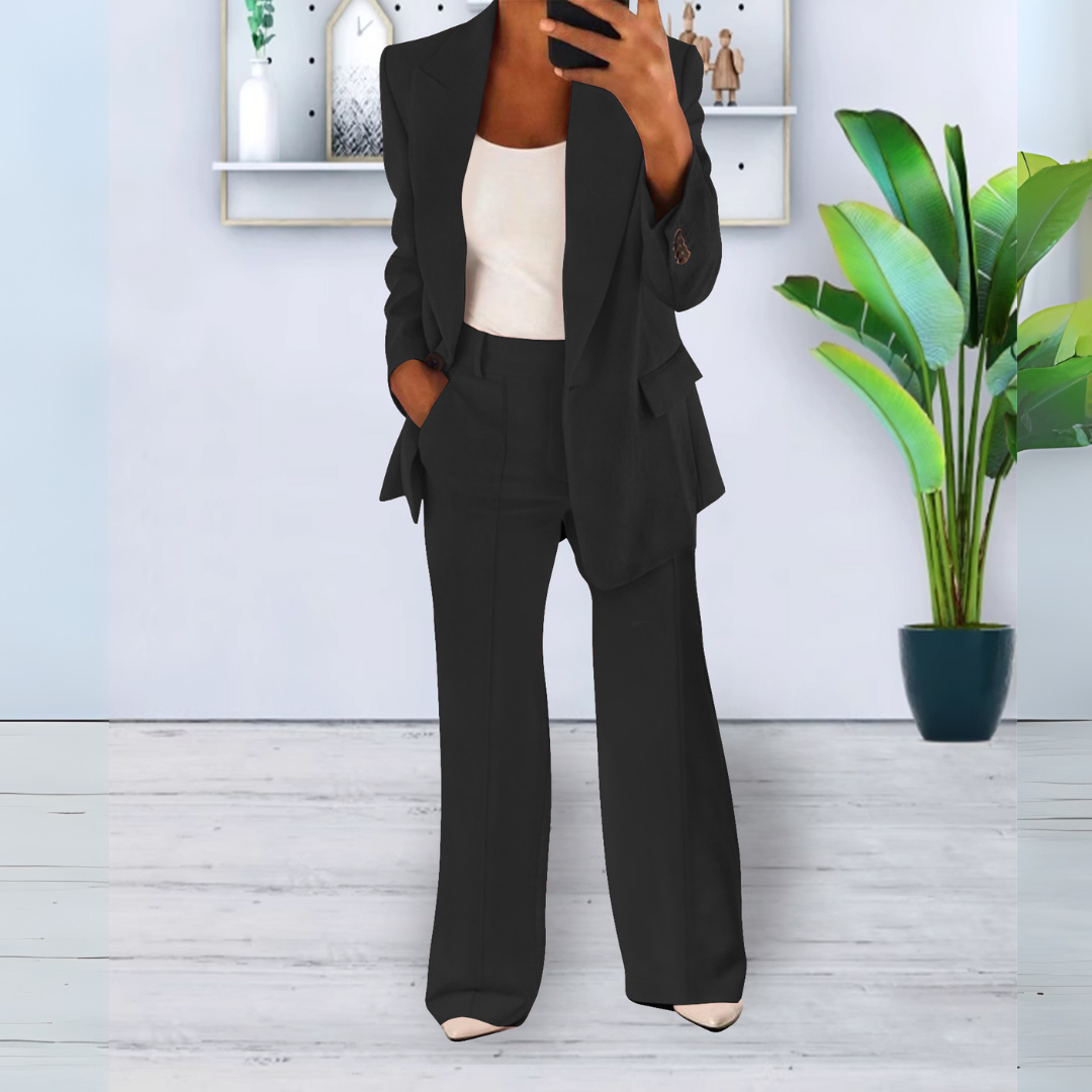 Zora | Ensemble élégant et confortable : Blazer et Pantalon
