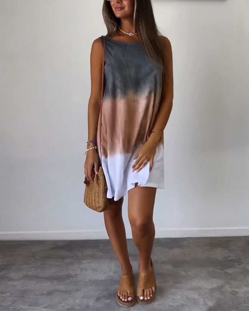 Robe Décontractée Dégradée Crizzia™
