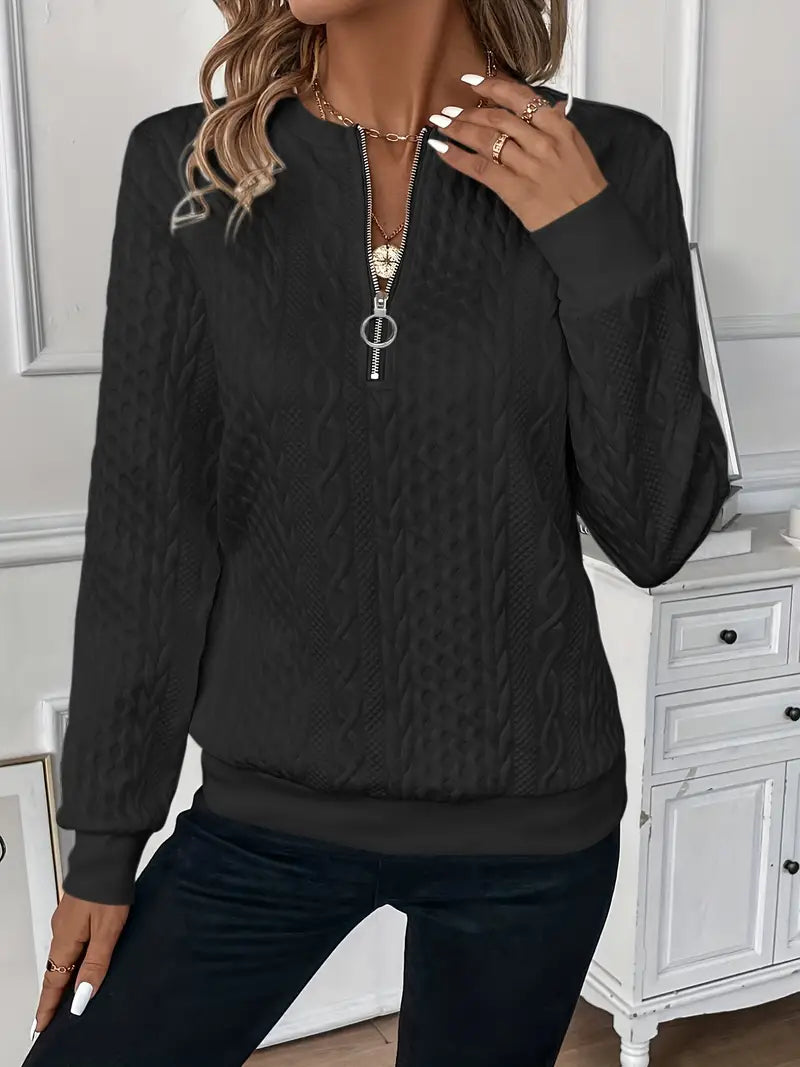 LUCY™ I Sweat élégant avec fermeture éclair