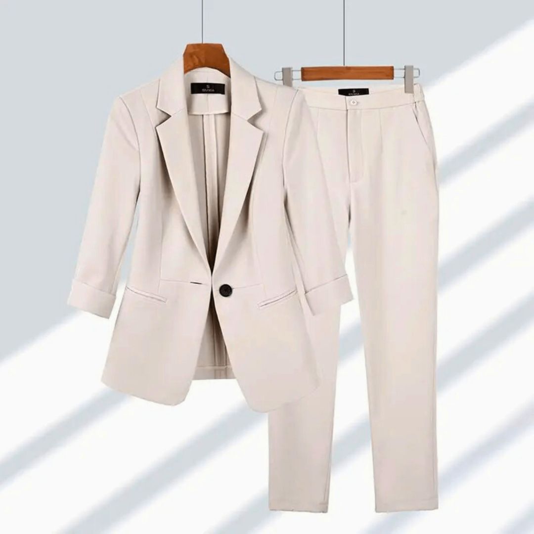 Talia | Classique Tailleur-Pantalon Féminin