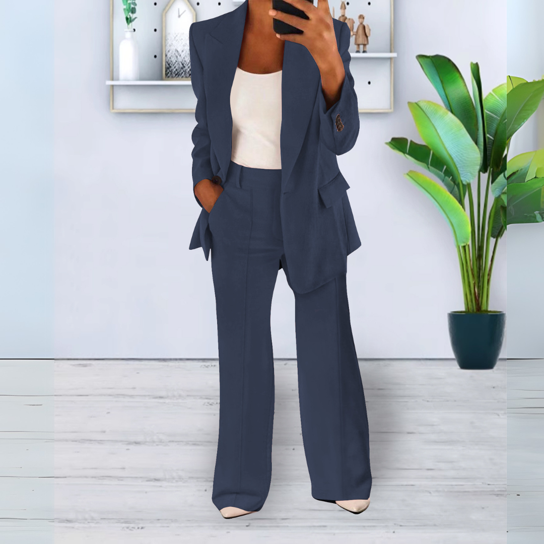 Zora | Ensemble élégant et confortable : Blazer et Pantalon