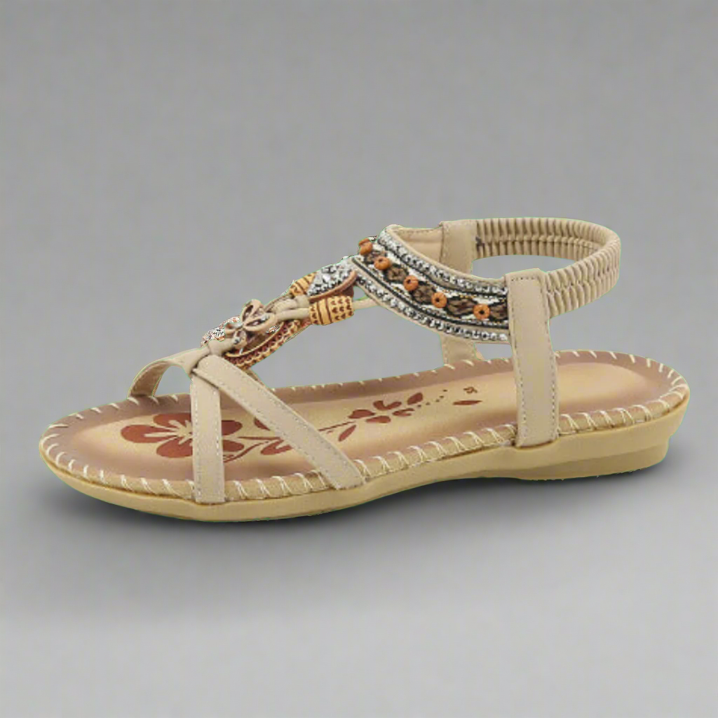 Corinna | Sandales d'été artisanales en matériaux de qualité supérieure