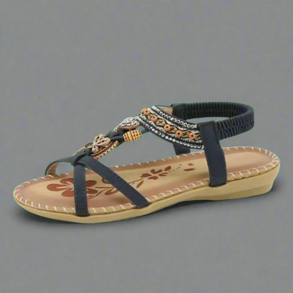 Corinna | Sandales d'été artisanales en matériaux de qualité supérieure