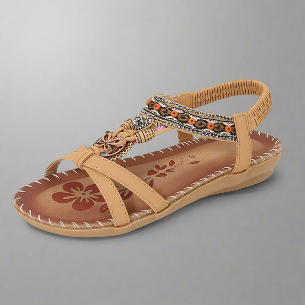Corinna | Sandales d'été artisanales en matériaux de qualité supérieure