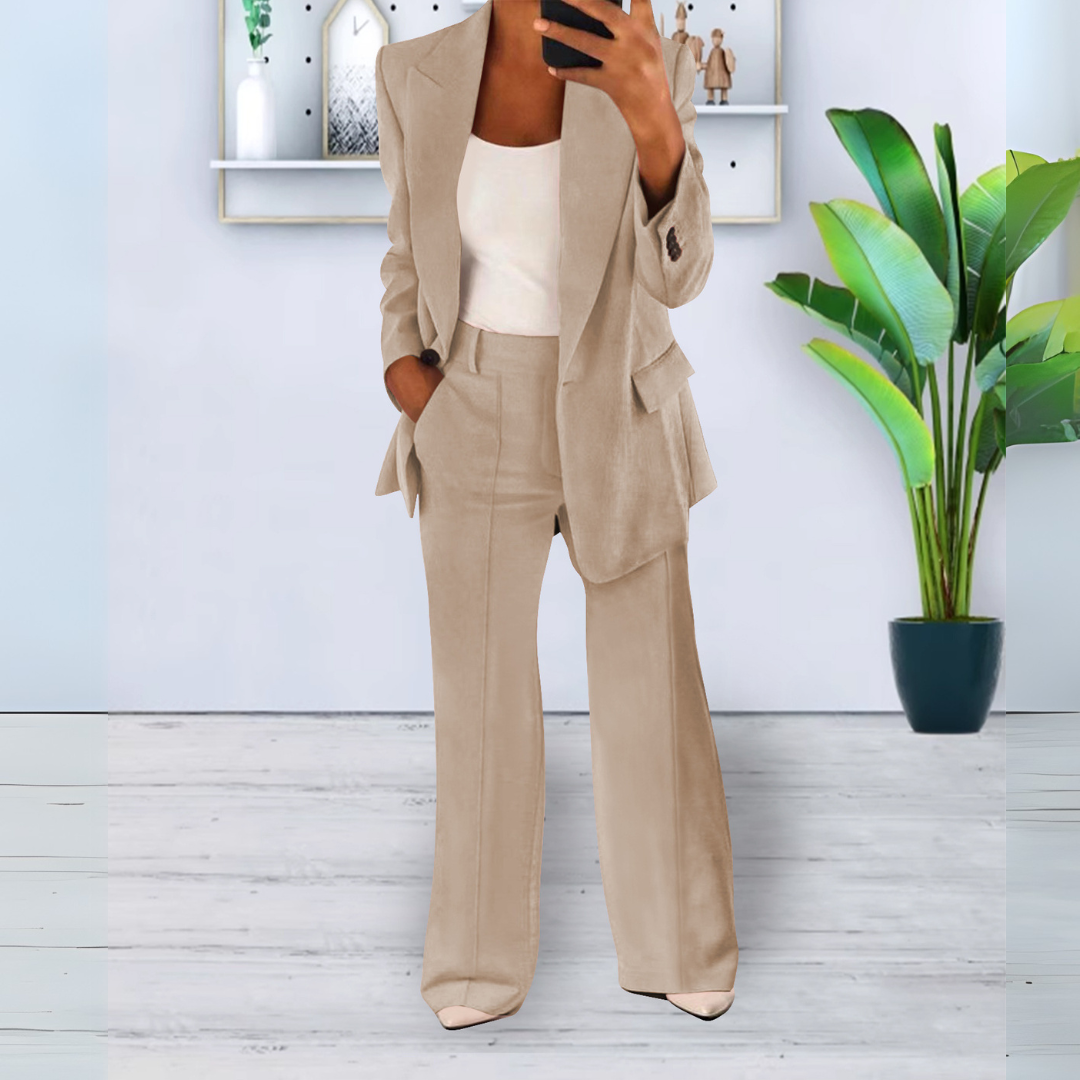 Zora | Ensemble élégant et confortable : Blazer et Pantalon