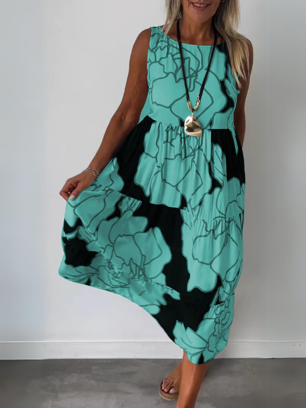 Gwendolyn | Élégante robe maxi sans manches