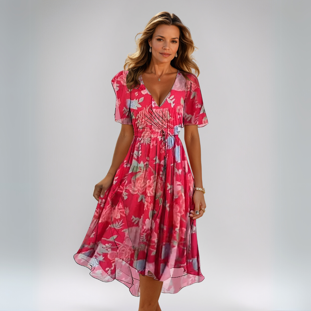 Tiana | Robe d'été à motif floral délicat