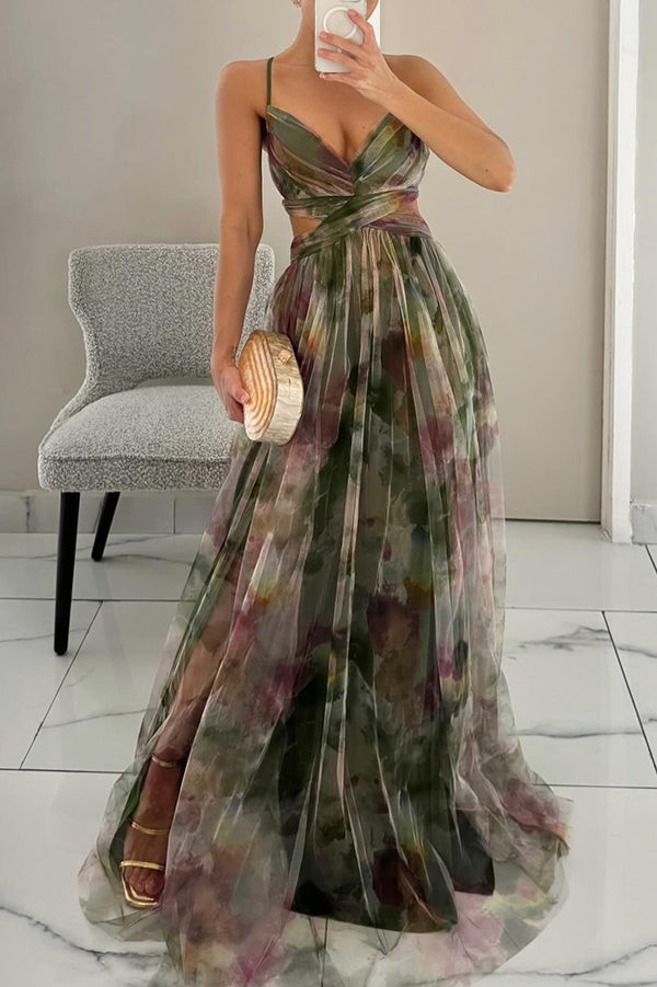 Frostine™ | Robe Longue Fleurie au Style Romantique