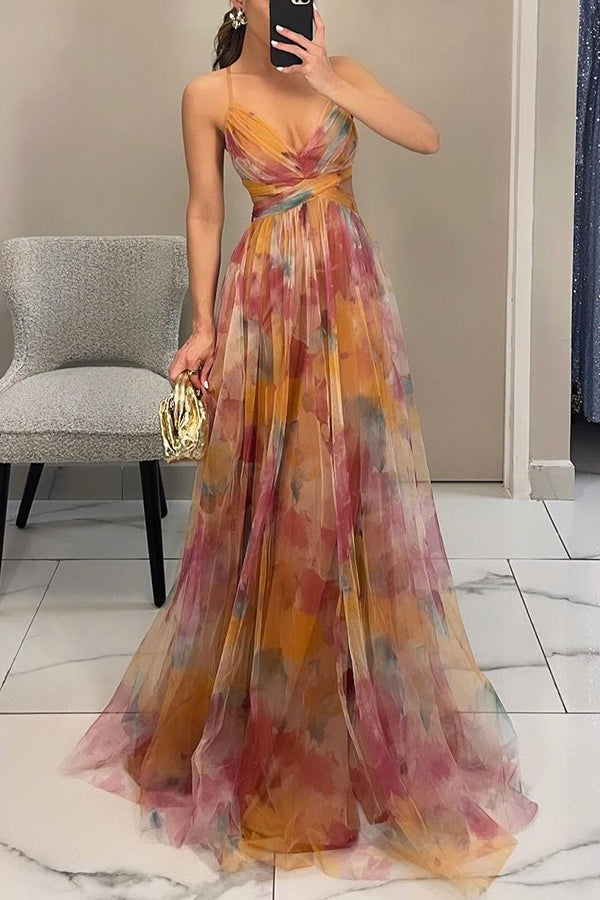 Frostine™ | Robe Longue Fleurie au Style Romantique