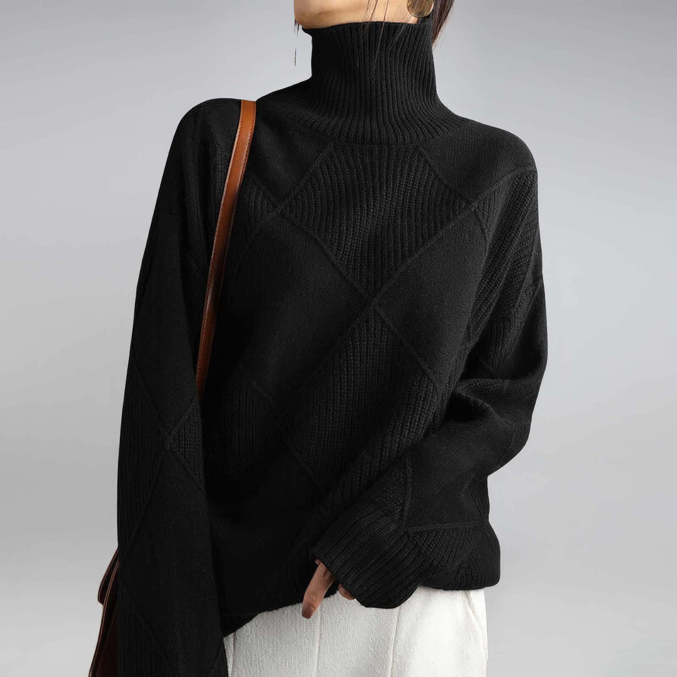 COLETTE™ | Col montant en cachemire doux