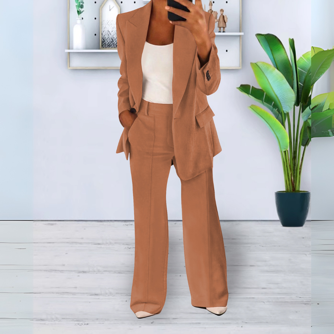 Zora | Ensemble élégant et confortable : Blazer et Pantalon