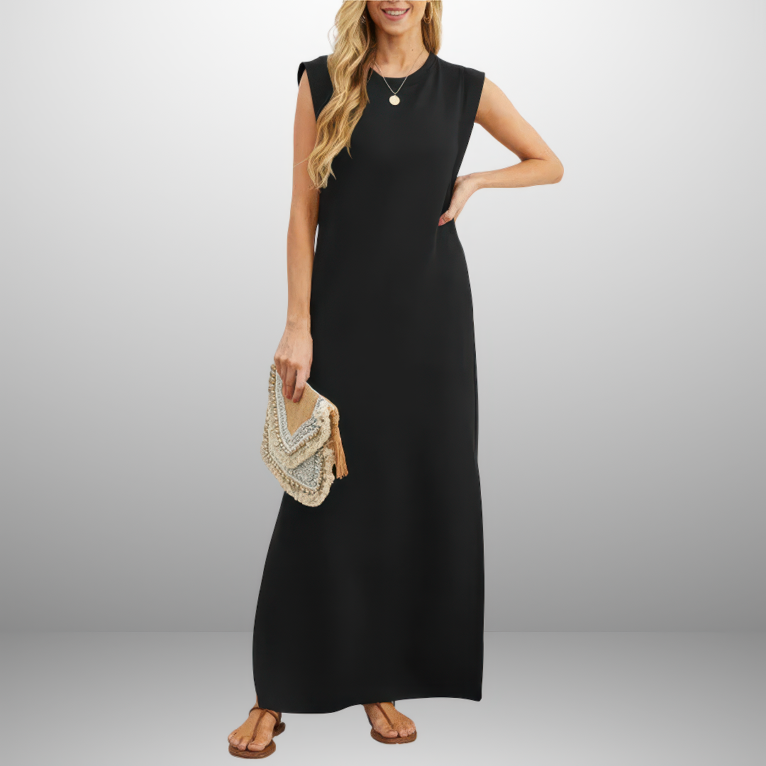 Emma | Robe Longue Fluide Anti-Rides