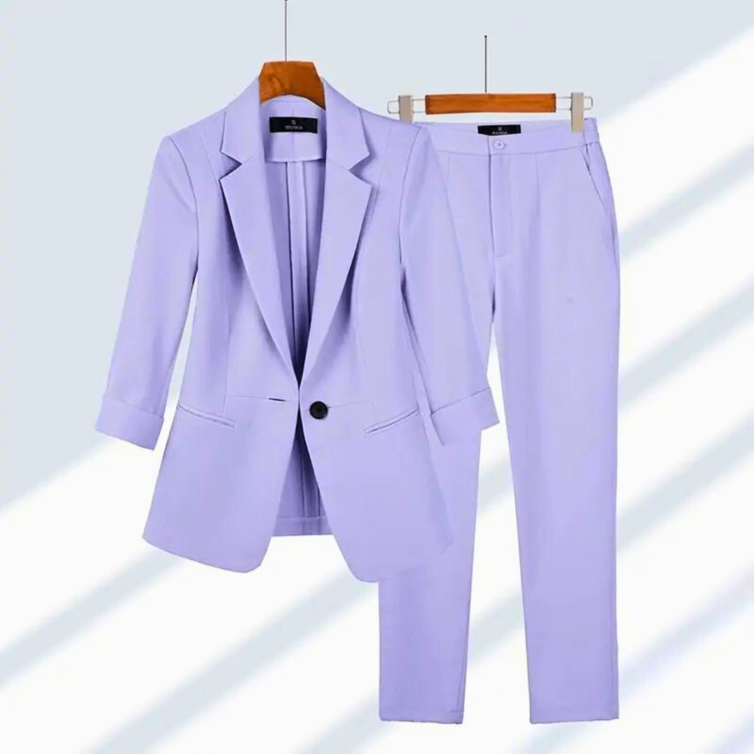 Talia | Classique Tailleur-Pantalon Féminin