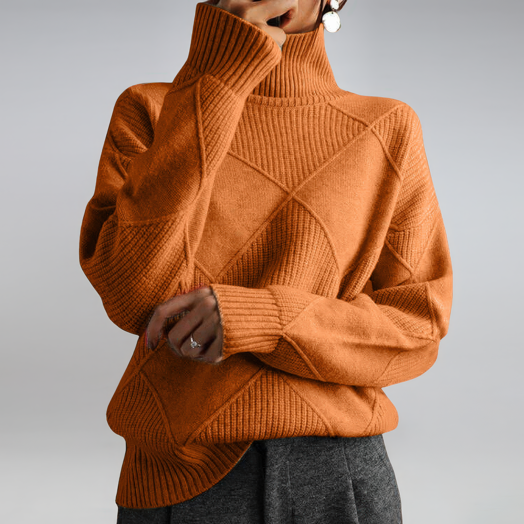 COLETTE™ | Col montant en cachemire doux