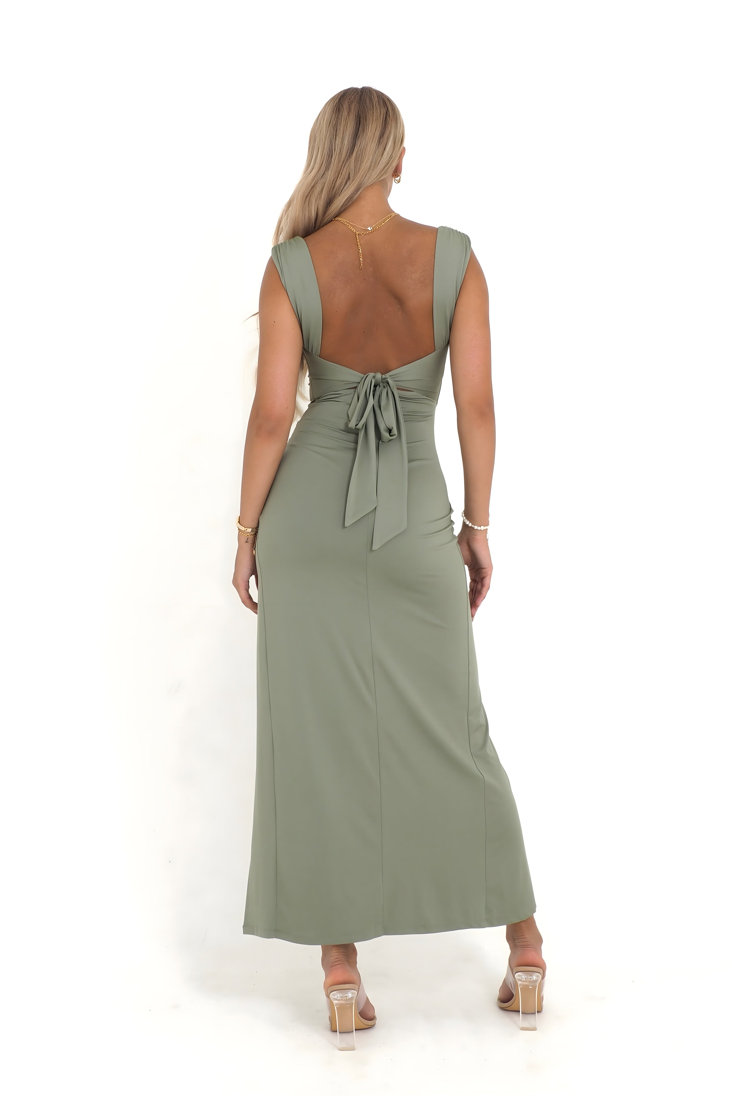Ingrid ™ - Élégante Robe Midi Blanche Chic et Confortable