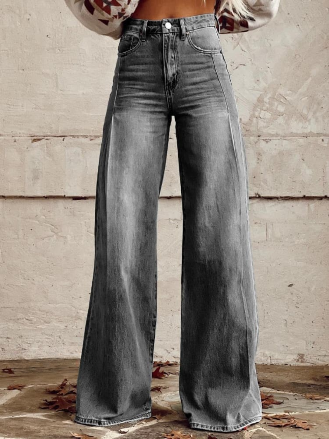 LUCIA | Pantalon Classique à Jambe Large