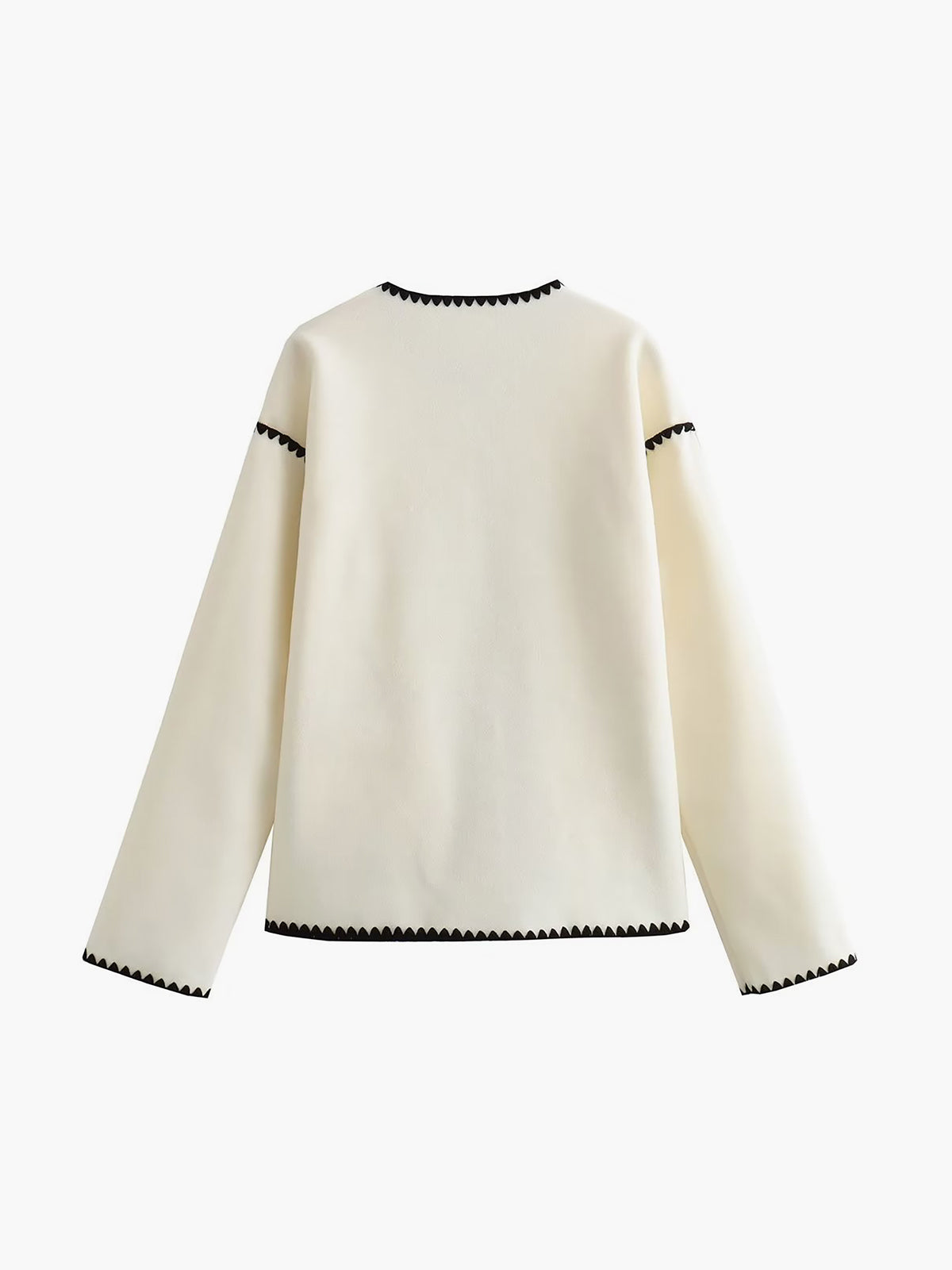 Veste contrastée
