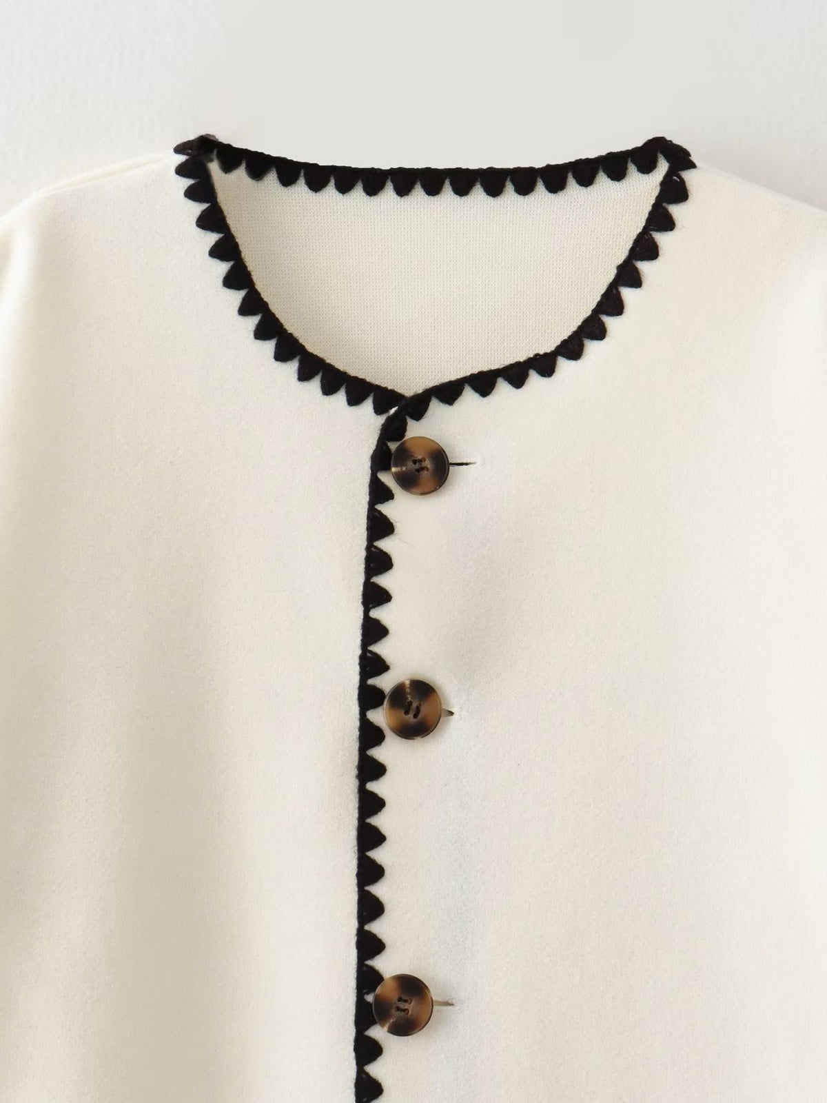 Veste contrastée