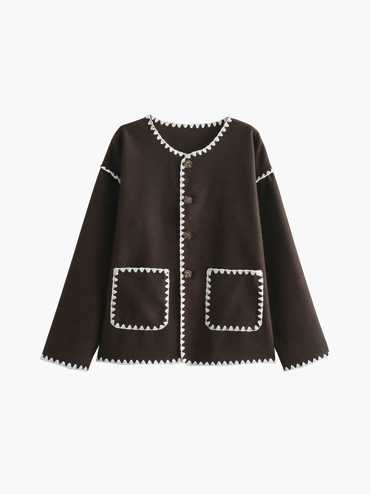 Veste contrastée
